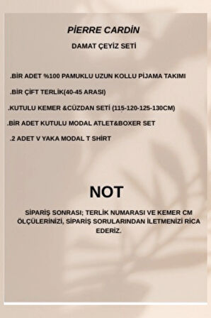 Erkek Lacivert Lisanslı Kutulu 12 Parça Damat Çeyiz Seti