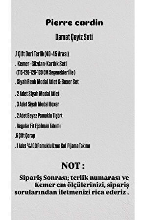 Erkek Çeyizlik Set Lacivert Lisanslı Kutulu 18'li Damat Seti