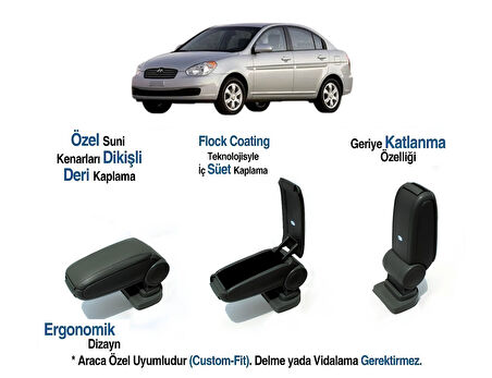 ARACA ÖZEL KOLÇAK ACCENT 2006-2009
