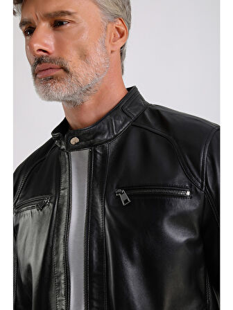 Derby Erkek Deri Mont