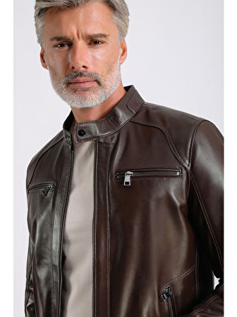 Derby Erkek Deri Mont