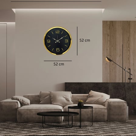 Auro Gold 52 x 52 Cm Duvar Saati iegxx