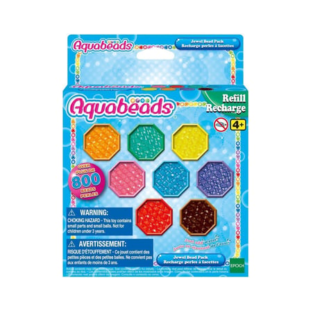 31520 Epoch Aquabeads Kristal Boncuk Paketi- Yedek Paket, 800 Parça +4 Yaş