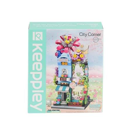 Kp28016 Keeppley City Corner- Greenness Flower Shop- Çiçekçi 356 Parça Yapım Seti