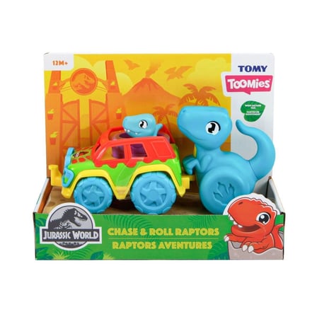 73251 Tomy- Jurassic World Dino Ve Renkli Araç +12 Ay