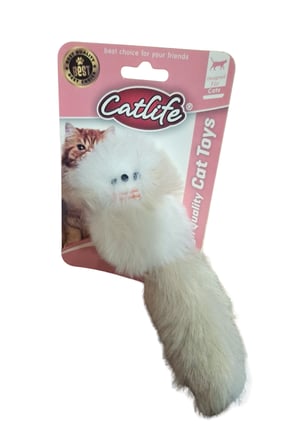Peluş Kedi Oyuncağı Krem