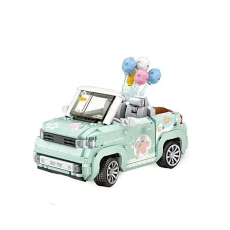 Lz-1132 Loz Balon Arabasi Yeşi̇l 779 Parça Block Oyuncak