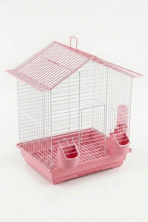Ev Çatılı Kafes Pembe 300 Seri