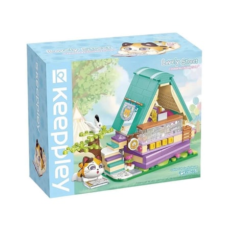 Kp28018 Keeppley Lovely Street- Calico Cat Comic House 324 Parça Yapım Seti