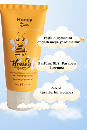 Honey Bum Doğal Pişik Önleyici Krem