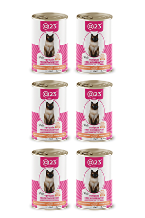 @23 Yetişkin Kedi Konservesi Somon Aromalı 415 g x 6 adet