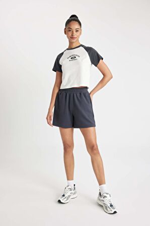 DeFactoFit Standart Fit Kısa Paça Sporcu Modal Şort C0467AX24SMAR231