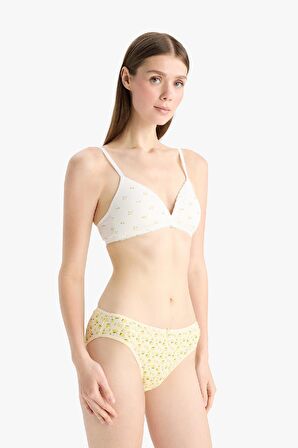 DeFacto Desenli 3'lü Brief Külot-Fall in Love E7574AX25SPYL118