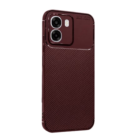 Gpack Oppo A6T Pro Kılıf Negro Karbon Dizayn Silikon + Ekran Koruyucu