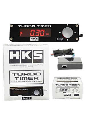 Her Araca Uyumlu HKS Turbo Timer Kırmızı Renk
