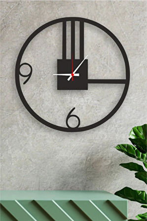 Minimalist Modern Tasarım Ahşap Duvar Saati