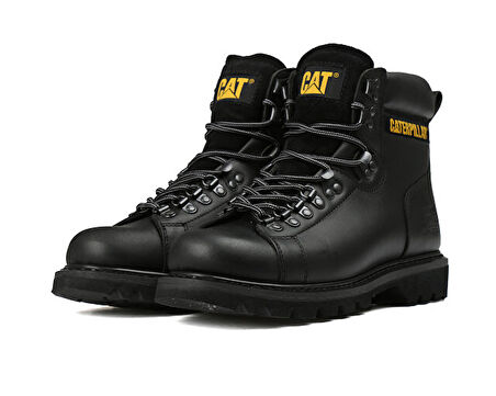 Cat Genç Botu 015G100087-Black-Derı Siyah Alaska