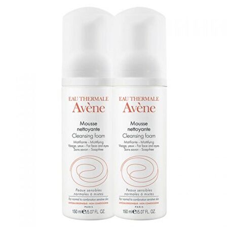 Avene Mousse Nettoyante Cilt Temizleme Köpüğü 2x150ml SET