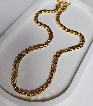 ARPA MODEL ALTIN RENGİ KOLYE 60CM - 5MM