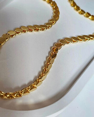 ARPA MODEL ALTIN RENGİ KOLYE 60CM - 5MM