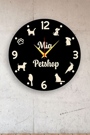Petshop, Veteriner İşyeri Duvar Saati