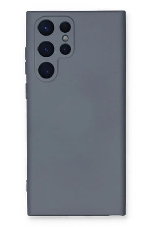 aklow akyoleticaret Samsung Galaxy S24 Ultra Kılıf Nano içi Kadife Silikon - Gri