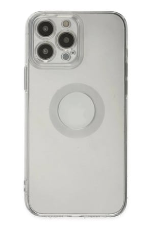 aklow akyoleticaret iPhone 14 Pro Max Kılıf Santa Lens Silikon - Şeffaf