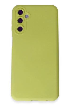 aklow akyoleticaret Samsung Galaxy M34 5G Kılıf Nano içi Kadife Silikon - Sarı