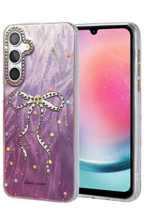 aklow akyoleticaret Samsung Galaxy A24 4G Kılıf Blade Aynalı Desenli Kapak - Desen 1