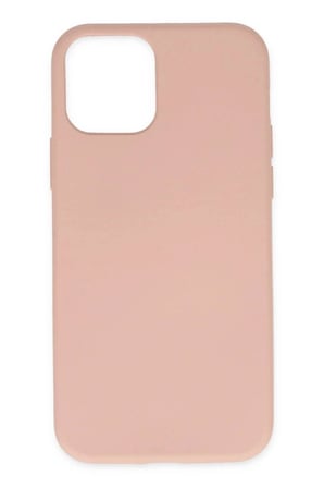 aklow akyoleticaret iPhone 11 Pro Kılıf Nano içi Kadife Silikon - Pudra