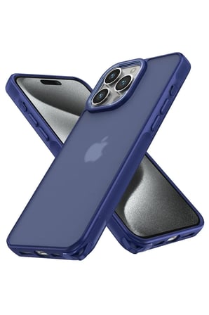 aklow akyoleticaret iPhone 15 Pro Kılıf Elegant Kapak - Lacivert
