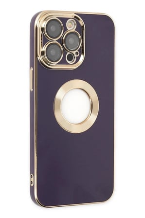aklow akyoleticaret iPhone 14 Pro Kılıf Store Silikon - Derin Mor