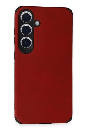 aklow akyoleticaret Samsung Galaxy S24 Kılıf Loop Deri Silikon - Kırmızı