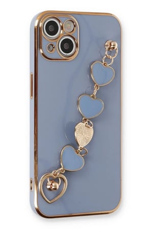 aklow akyoleticaret iPhone 14 Kılıf Esila Silikon - Gri