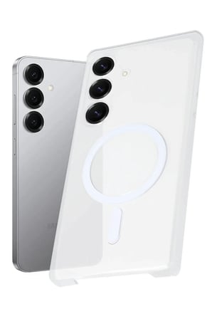 aklow akyoleticaret Samsung Galaxy S25 Plus Kılıf PC Magsafe Şeffaf Kılıf - Şeffaf