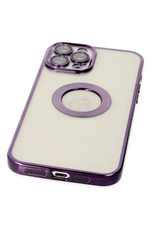 aklow akyoleticaret iPhone 12 Pro Kılıf Slot Silikon - Mor