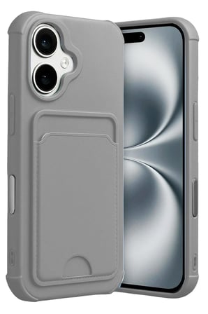 aklow akyoleticaret iPhone 17 Kelvin Kartvizitli Silikon - Gri