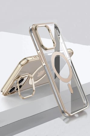 aklow akyoleticaret iPhone 14 Pro Drop Magsafe Kapak - Titan Gri