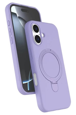 aklow akyoleticaret iPhone 16 Regal Magsafe Standlı Kapak - Lila
