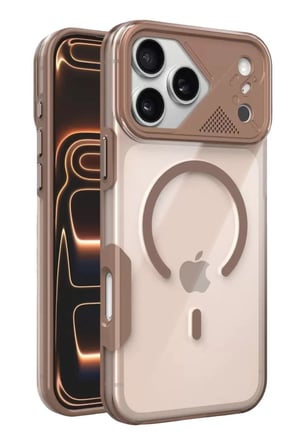 aklow akyoleticaret iPhone 17 Pro Max Zinko Magsafe Kapak - Çöl Titanyum