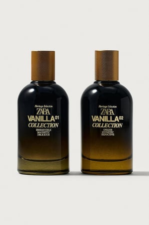 ZARA VANILLA COLLECTION 01 + 02: IRRESISTIBLE/MAGNETIC/DELICIOUS + UNIQUE/HYPNOTIC/SEDUCTIVE EDP 2X100 ML PARFÜM