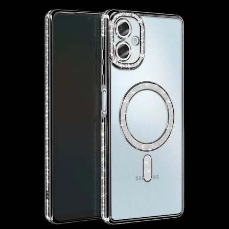 Samsung Galaxy A06 Joke Simli Magneticsafe Kılıf - Siyah