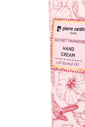 Pierre Cardin Secret Paradise Baobab Yağı İçeren E Vitaminli Nemlendirici El Kremi - 75 ML