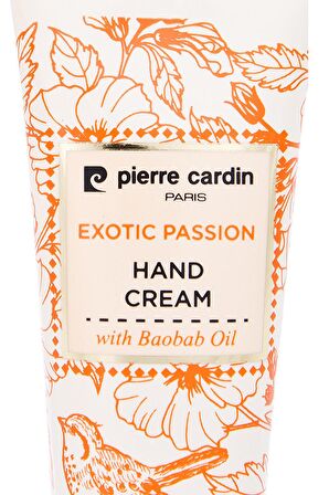 Pierre Cardin Exotic Passion Baobab Yağı İçeren E Vitaminli Nemlendirici El Kremi - 30 ML