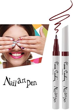 Pierre Cardin Nail Art Pen Tırnak Kalemi - Marsala