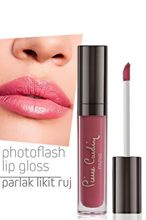 Pierre Cardin Photoflash Lipgloss – Parlak Likit Ruj - Roseate