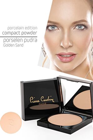 Pierre Cardin Porcelain Edition Compact Powder - Pudra - Golden Sand