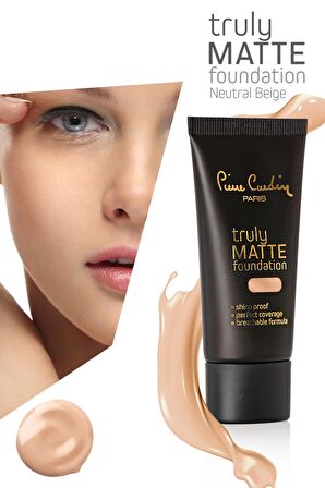 Pierre Cardin Truly Matte Fondöten - Neutral Beige