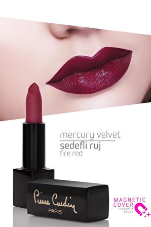 Pierre Cardin Mercury Velvet Lipstick  - Fire Red - 167