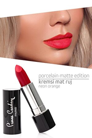 Pierre Cardin Porcelain Matte Edition Lipstick - Neon Orange - 211